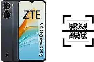 ¿Cómo leer códigos QR en un ZTE Blade V40 Design?