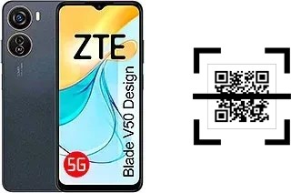 ¿Cómo leer códigos QR en un ZTE Blade V50 Design?