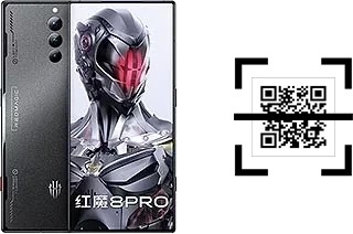 ¿Cómo leer códigos QR en un ZTE nubia Red Magic 8 Pro?