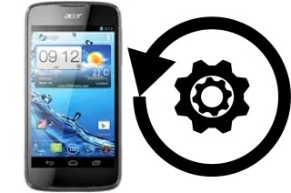 Cómo hacer reset o resetear un Acer Liquid Gallant E350