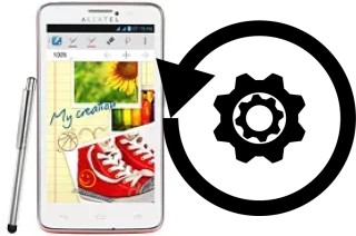 Cómo hacer reset o resetear un alcatel One Touch Scribe Easy