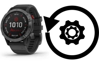 Cómo hacer reset o resetear un Garmin fēnix 6: Pro Solar