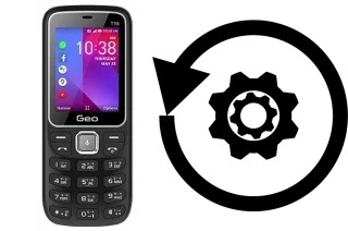 Cómo hacer reset o resetear un Geo Phone T15