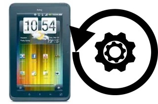 Cómo hacer reset o resetear un HTC EVO View 4G