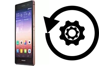 Cómo hacer reset o resetear un Huawei Ascend P7 Sapphire Edition