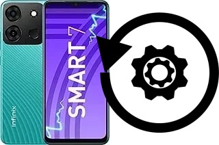 Cómo hacer reset o resetear un Infinix Smart 7 (India)