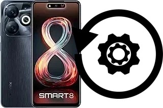 Cómo hacer reset o resetear un Infinix Smart 8 (India)