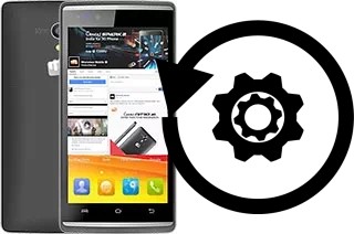 Cómo hacer reset o resetear un Micromax Canvas Fire 4G Q411