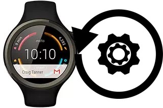 Cómo hacer reset o resetear un Motorola Moto 360 Sport (1st gen)