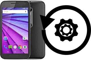 Cómo hacer reset o resetear un Motorola Moto G Dual SIM (3rd gen)