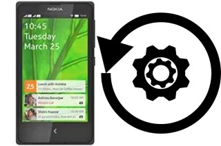 Cómo hacer reset o resetear un Nokia X+