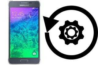 Cómo hacer reset o resetear un Samsung Galaxy Alpha