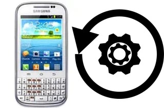 Cómo hacer reset o resetear un Samsung Galaxy Chat B5330