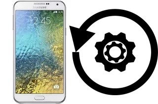 Cómo hacer reset o resetear un Samsung Galaxy E7