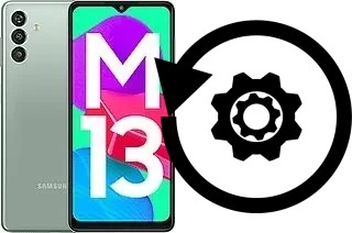 Cómo hacer reset o resetear un Samsung Galaxy M13 (India)