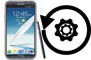 Cómo hacer reset o resetear un Samsung Galaxy Note II CDMA