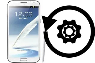 Cómo hacer reset o resetear un Samsung Galaxy Note II N7100