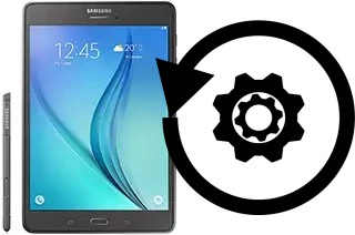 Cómo hacer reset o resetear un Samsung Galaxy Tab A 8.0 & S Pen (2015)