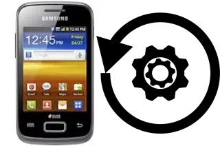 Cómo hacer reset o resetear un Samsung Galaxy Y Duos S6102