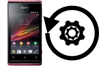 Cómo hacer reset o resetear un Sony Xperia E