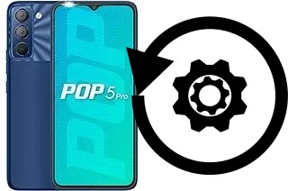 Cómo hacer reset o resetear un Tecno Pop 5 Pro