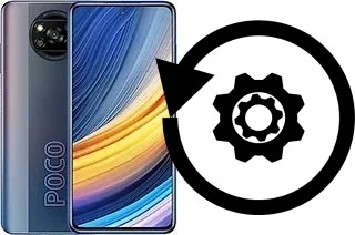 Cómo hacer reset o resetear un Xiaomi Poco X3 Pro