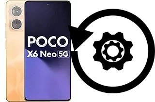 Cómo hacer reset o resetear un Xiaomi Poco X6 Neo