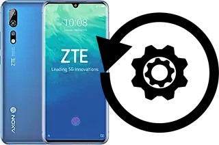 Cómo hacer reset o resetear un ZTE Axon 10 Pro 5G