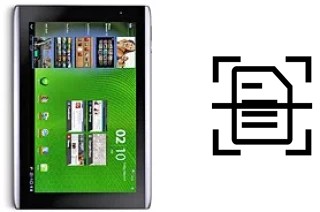 Escanear documento en un Acer Iconia Tab A501