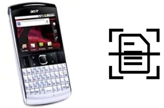 Escanear documento en un Acer beTouch E210