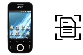 Escanear documento en un Acer beTouch E110