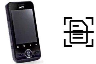 Escanear documento en un Acer beTouch E120