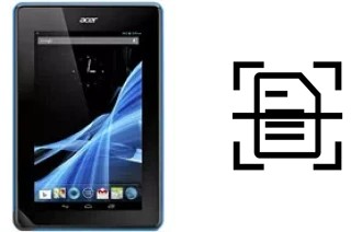 Escanear documento en un Acer Iconia Tab B1-A71