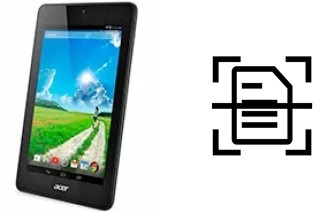 Escanear documento en un Acer Iconia One 7 B1-730