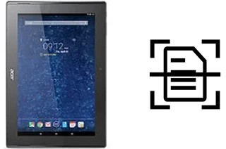 Escanear documento en un Acer Iconia Tab 10 A3-A30