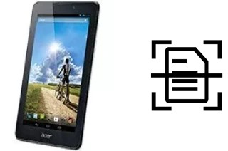 Escanear documento en un Acer Iconia Tab 7 A1-713