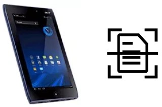 Escanear documento en un Acer Iconia Tab A100