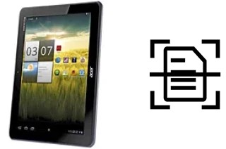 Escanear documento en un Acer Iconia Tab A210