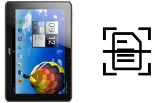 Escanear documento en un Acer Iconia Tab A510