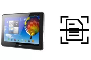 Escanear documento en un Acer Iconia Tab A511