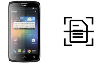 Escanear documento en un Acer Liquid C1