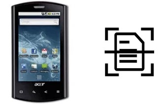 Escanear documento en un Acer Liquid E