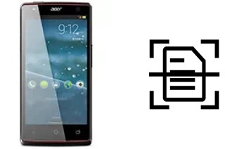 Escanear documento en un Acer Liquid E3