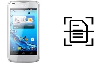 Escanear documento en un Acer Liquid Gallant Duo