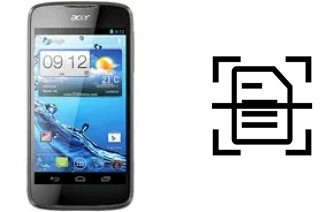 Escanear documento en un Acer Liquid Gallant E350