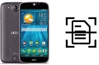 Escanear documento en un Acer Liquid Jade S