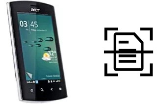 Escanear documento en un Acer Liquid mt