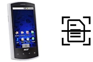 Escanear documento en un Acer Liquid