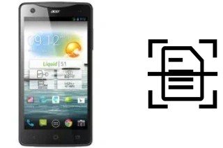 Escanear documento en un Acer Liquid S1