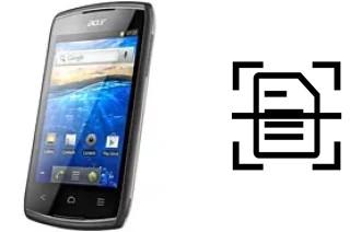 Escanear documento en un Acer Liquid Z110